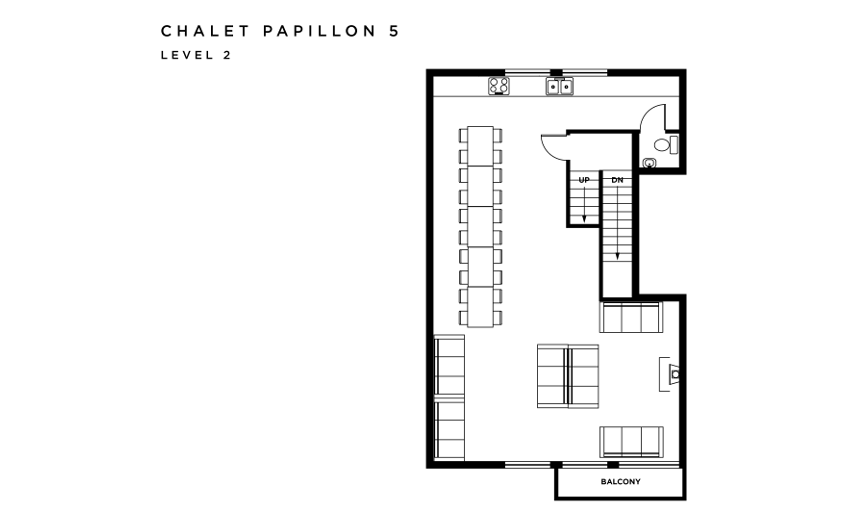 Chalet Papillon 5 La Rosiere Floor Plan 2
